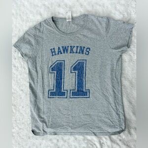 Hawkins 11 Eleven Distressed Jersey T-Shirt || STRANGER THINGS